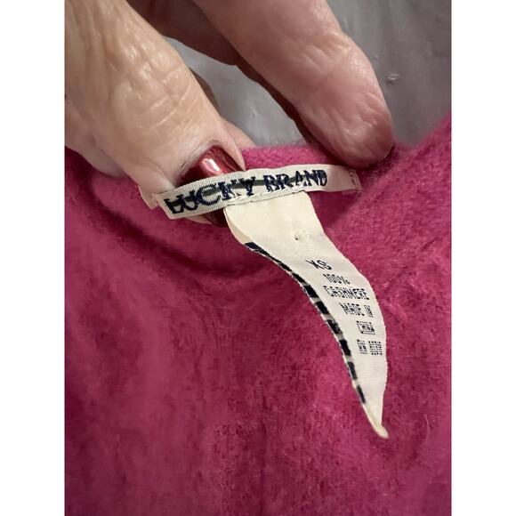 Lucky Brand Pink Cashmere Crop Tank Top Sz Xs - Picture 4 of 5
